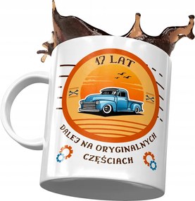 Születésnapi bögre 17 17. 17. Tökéletes Ajándék Nyomtatott Fotóval