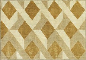 HOMCOM 230 x 160 cm-es Nappali Szőnyeg, Rövid Szálú, Mosógépben Mosható, Hipoallergén, Nappaliba, Hálószobába, Irodába, Sárga | Aosom