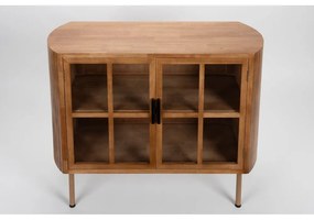 Natúr színű kaucsukfa tálalószekrény 100x80x38 cm Yaz – White Label