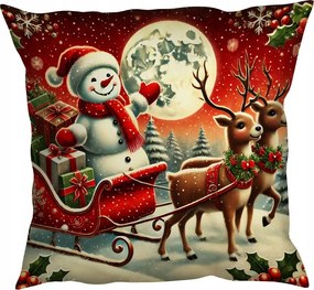 Karácsonyi díszpárnahuzat 45x45 díszpárnahuzat