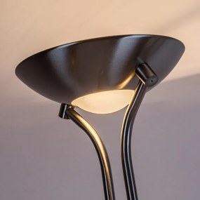 Brilagi - Fényerőszabályozható állólámpa SCARLETT 1xR7s/230W/230V+1xG9/40W matt króm