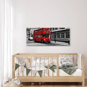 Kép - London busszal (120x50 cm)
