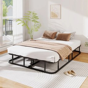 Fém franciaágy keret 137x190cm