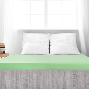 4Home Premium jersey lepedő zöld, 90 x 200 cm, 90 x 200 cm