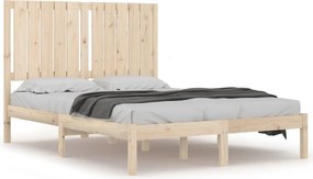 vidaXL tömör fenyőfa ágykeret ágy matrac nélkül 120 x 200 cm