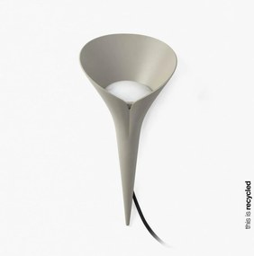 Faro Leaf kültéri süllyesztett lámpa, szürke, újrahasznosított műanyag, IP44