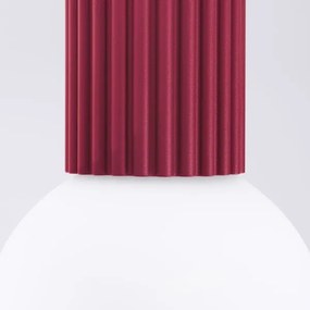 Sollux SL.1748 - Fürdőszobai mennyezeti lámpa HALO 1xG9/8W/230V IP44 piros