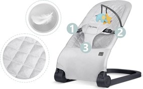 NK-52 Nukido hintaszék játékokkal – világosszürke