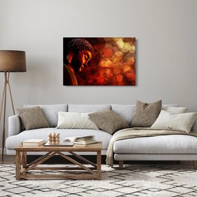 Kép - Buddha piros tónusokkal (90x60 cm)