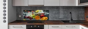 Konyhai hátfalpanel Gyümölcsök és zöldségek pksh-43487877