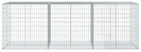 horganyzott vas gabion kosár fedéllel 300 x 100 x 100 cm