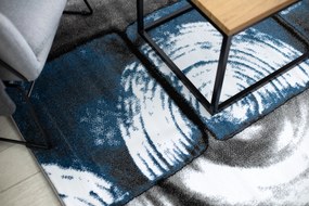 INTERO PHONO 3D szőnyeg Négyzetek kék