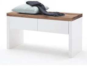 Romina fiókos pad matt fehér színű MDF-ből 91 x 48 x 38 cm
