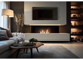 InFire - Beépített BIO kandalló 8,5x80 cm 3,5kW fekete