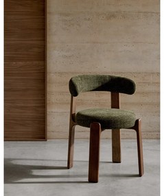 Khaki-barna kőrisfa étkezőszék Granite – Kave Home