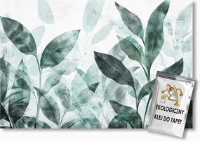 Fotótapéta Flizelina Grafika Természet Növények Zöld Levelek 208x146 ragasztó