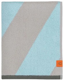 Mentazöld frottír bio pamut fürdőlepedő 70x133 cm Diagonal – Mette Ditmer Denmark