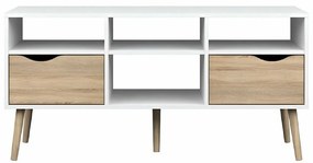 OSLO 75391 TV-állvány, fehér