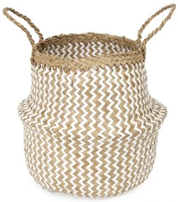 Compactor Belly S természetes tengeri fű és papírkosár, összecsukható, 27 x 26 cm, S