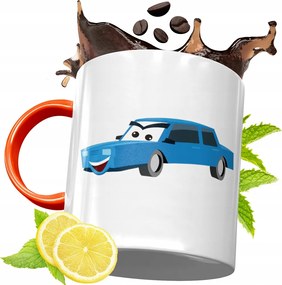 Narancssárga Gyermeknapi Bögre Fiú Lányának, fényképes nyomattal