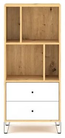 Komód SULA artisan tölgy/fehér