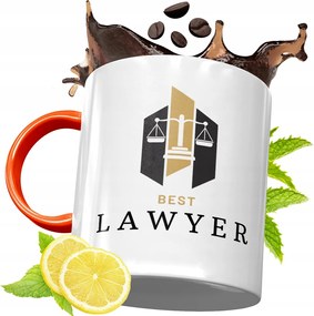 Narancssárga Bögre Ügyvédnek Ajándék fényképes nyomtatással