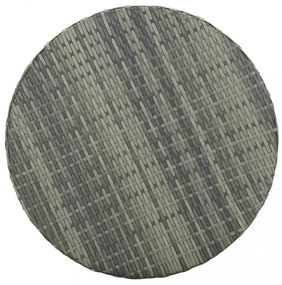 szürke polyrattan kerti asztal 60,5 x 106 cm
