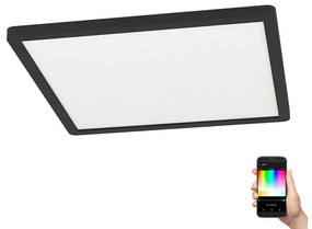 Eglo Eglo 900093 - LED RGBW Dimmelhető mennyezeti lámpa ROVITO-Z LED/14,6W/230V fekete EG900093