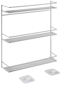 Háromszintes fali fűszertartó polc - Metaltex