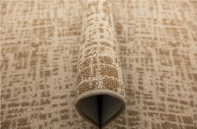 Hurkos Szőnyeg Barna Bézs Filcrács Traffic Nappaliba 250x350 cm