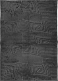 vidaXL IZA antracit rövid szálú skandináv stílusú szőnyeg 200 x 280 cm
