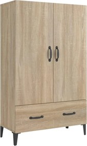 vidaXL sonoma-tölgyszínű szerelt fa magasszekrény 70 x 31 x 115 cm