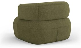 Zöld buklé fotel Jenny – Micadoni Home
