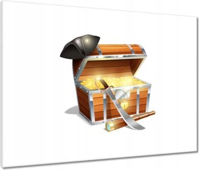 Vászonkép 80x60 Kalóz kincse gyerekeknek