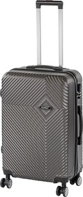 TraveLux Pro közepes bőrönd keményfedeles 68x45x25 cm szürke