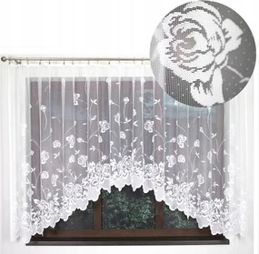 Ezalia kész jacquard függöny 350x150 cm fehér