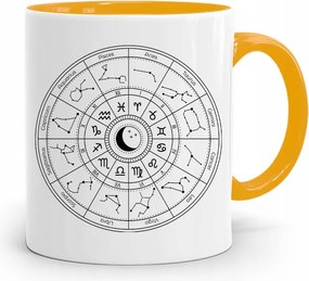 Csillagjegyek Csillagjegy Sárga Ajándék Bögre fényképes nyomtatással