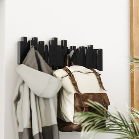 Fekete műanyag fali fogas Sticks – Umbra