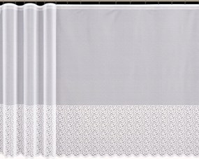 Mg Függöny 4443 Fehér 370x160 készre szerelt K szalaggal