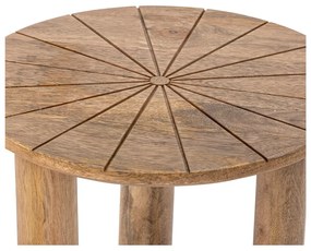 Mangófa kerek tárolóasztal ø 40 cm Stella – Bloomingville