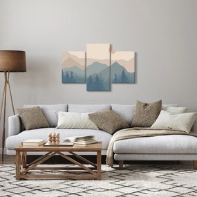Kép - Türkiz hegység N⁰1 (90x60 cm)
