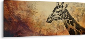 Kép - Zsiráf, festmény (120x50 cm)