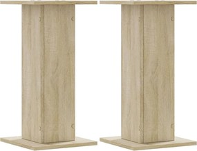 vidaXL 2 db sonoma tölgy szerelt fa növénytartó állvány 30x30x60 cm