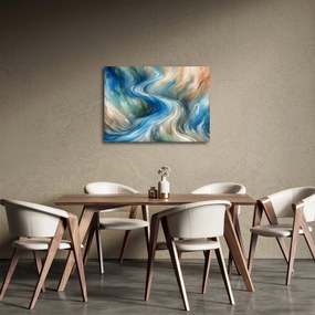 Kép - Absztrakt áramlat (70x50 cm)