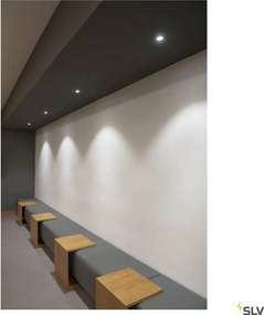 SLV NEW TRIA 1007434 Beépíthető spotlámpa 1x8.6W/LED 2500K|3000K|4000K 543lm|600lm IP20