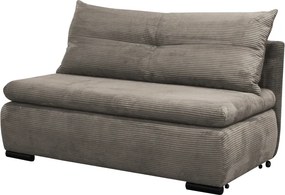 Széthúzható fotel, szürkésbézs Taupe, KENY 2R