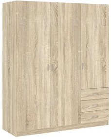 GAYA Gardróbszekrény Tölgy Színben 146 cm.
