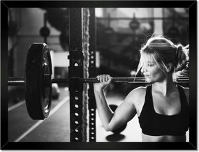 Poszterek keretben 40x30 Edzőterem Edzés Teljesítmény