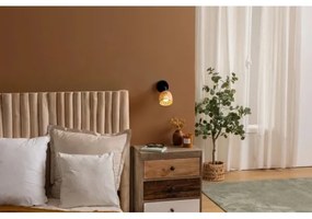 Atmosphera - LIO fali spotlámpa 1xE14/25W/230V bambusz