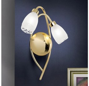 Orion - CARLA fali lámpatest 2xG9/28W/230V arany